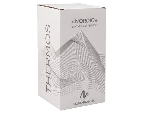 Термос для еды Nordic, 620 мл, металл/пластик, черный
