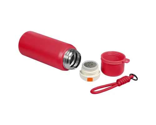 Термос вакуумный стальной La Vie с ремувкой  двухстеночный 500 мл матовый в подарочной упаковке, красный