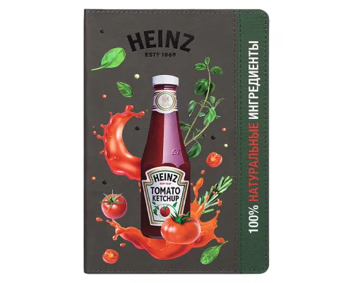 Ежедневник Flexy Viva Latte Daphne Color Print Sample A5, серый/зеленый, недатированный, в гибкой обложке Ежедневник Flexy Viva Latte Daphne Color Print Sample A5, серый/зеленый, недатированный, в гибкой обложке