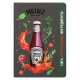 Ежедневник Flexy Viva Latte Daphne Color Print Sample A5, серый/зеленый, недатированный, в гибкой обложке