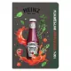 Ежедневник Flexy Viva Latte Daphne Color Print Sample A5, серый/зеленый, недатированный, в гибкой обложке