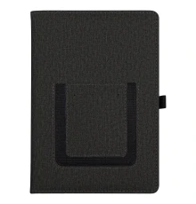 Ежедневник  Smart Wallet Cambric  A5, черный, недатированный, в твердой обложке с поролоном