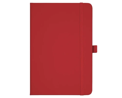 Блокнот Forest  Alfa Polo Soft А5, недатированный, в твердой обложке,  с резинкой и петлей для ручки, красный