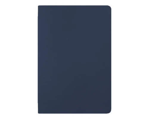 Ежедневник Flexy Velours de Soie Color А5, темно-синий с фольгированным черным срезом, недатированный, в гибкой обложке