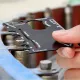 Мультитул Tools Capture в виде карточки, стальной, в чехле из кожзама, черный