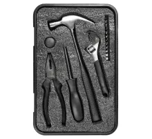 Набор инструментов Tools Baltimore черный 6 в 1 в пластиковом футляре