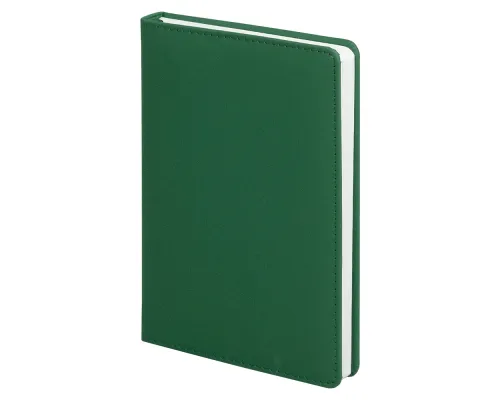 Ежедневник City Soft Touch Latte А5, недатированный, в твердой обложке с поролоном, зеленый
