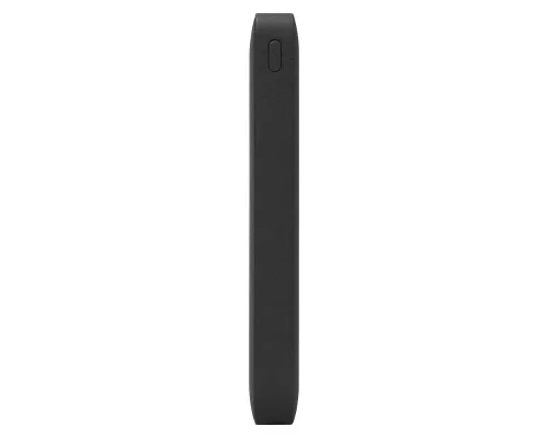 Внешний аккумулятор (powerbank) «WeCharge Velvet», 10 000 mAH, 5V -2A , c цифровым дисплеем для контроля заряда, черный
