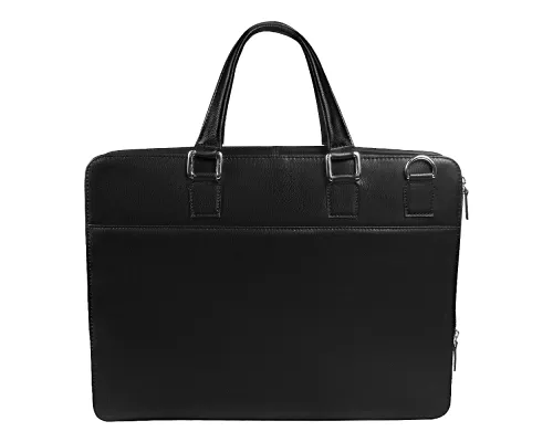 Портфель для ноутбука Stanford Leather из натуральной кожи, черный Портфель для ноутбука Stanford Leather из натуральной кожи, черный