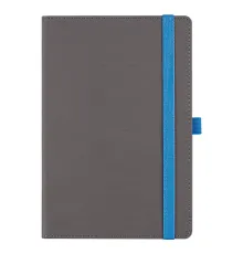 Ежедневник Alfa Note Pasu А5, серый/голубой,  недатированный, в твердой обложке