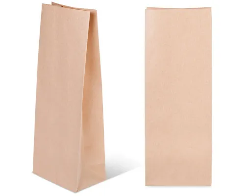 Пакет упаковочный, бумажный, крафт, 6x9x22,5 см