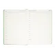 Ежедневник Flexy Soft А5, зеленый, недатированный, в гибкой обложке
