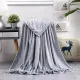 Плед мягкий флисовый Super Soft  Comfort Travel, 125*170 см, серый