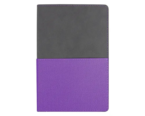 Ежедневник Flexy Smart Harbor Nuba Billy А5, темно-серый/фиолетовый, недатированный, в гибкой обложке