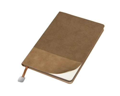 Ежедневник Flexy Sagrada Velvet Blueprint A5, коричневый, недатированный, в гибкой обложке