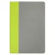 Ежедневник Flexy Viva Latte Sand Color A5, серый с салатовым, недатированный, в гибкой обложке