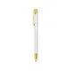 Ручка шариковая, Legend Soft Touch Mirror Gold, белая/золотистая