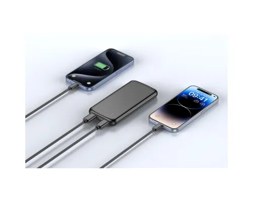 Внешний аккумулятор «Universal», 10 000 mAH, 5V 2.4 A, черный