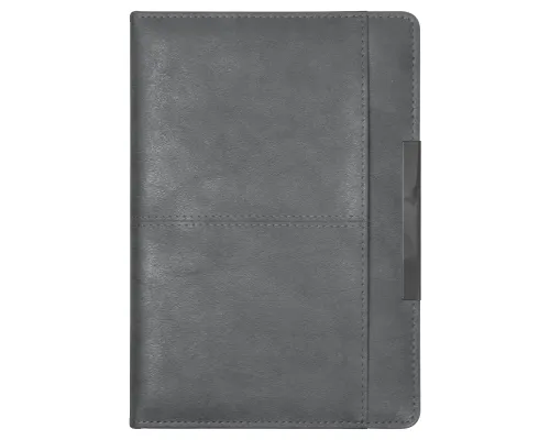 Ежедневник Smart Vegas Nottingham A5, темно-серый, недатированный, в твердой обложке с поролоном