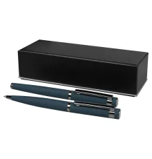 Набор ручек Attashe Solution, синий (ручка шариковая, роллер) в подарочной коробке Emotion