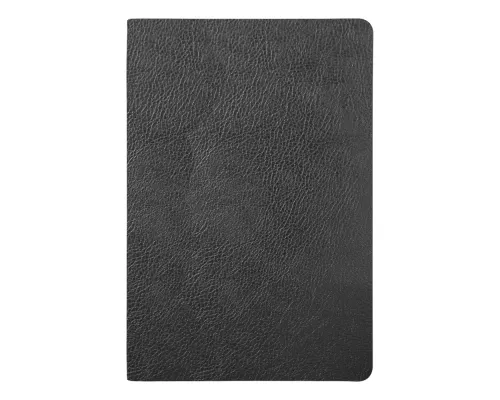 Ежедневник Flexy Columbus Print Sample Медовый дом А5, черный с золотистым срезом, недатированный, в гибкой обложке