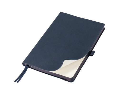 Ежедневник Flexy Line Linen А5, синий, недатированный, в гибкой обложке, с резинкой и петлей для ручки Ежедневник Flexy Line Linen А5, синий, недатированный, в гибкой обложке, с резинкой и петлей для ручки