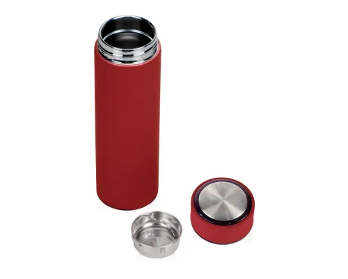 Термос Traveler вакуумный, стальной, 500 мл, матовый, красный