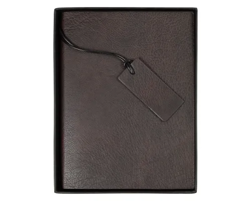 Ежедневник Flexy Foggia Leatherette B5, коричневый, недатированный, в гибкой обложке  в подарочной коробке