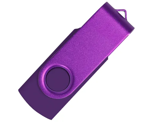 Флеш накопитель USB 2.0 Twister Assembly 16GB, пластик Софт Тач/металл, фиолетовый/фиолетовый Флеш накопитель USB 2.0 Twister Assembly 16GB, пластик Софт Тач/металл, фиолетовый/фиолетовый
