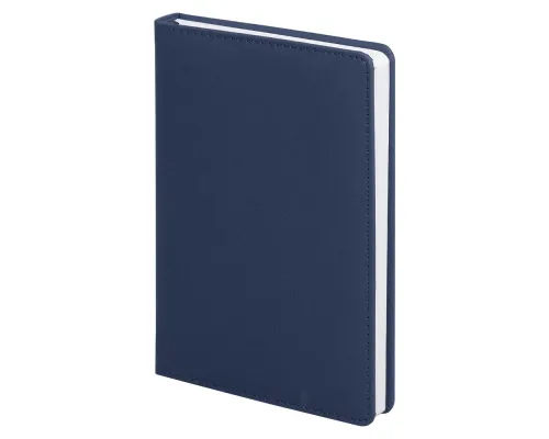 Ежедневник City Soft Touch Latte А5, недатированный, в твердой обложке с поролоном, темно-синий
