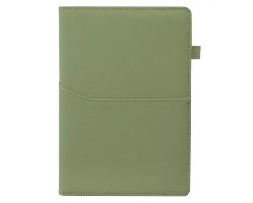 Ежедневник Smart Asti Linen А5, оливковый, недатированный, в твердой обложке с поролоном