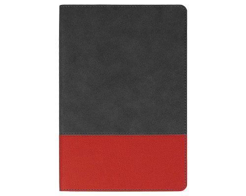 Ежедневник Flexy Treviso Nuba Sand Color А5, серый/красный, недатированный, в гибкой обложке Ежедневник Flexy Treviso Nuba Sand Color А5, серый/красный, недатированный, в гибкой обложке