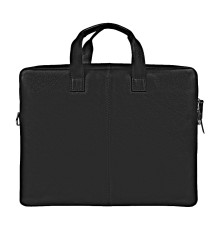 Портфель из натуральной кожи Leather Country Attashe, черный