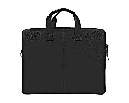 Портфель из натуральной кожи Leather Country Attashe, черный
