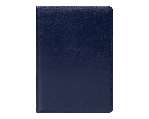 Ежедневник City Nebraska Tennessee A5, недатированный, темно-синий с золотистым срезом