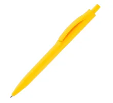 Ручка шариковая IGLA COLOR, пластиковая, желтая