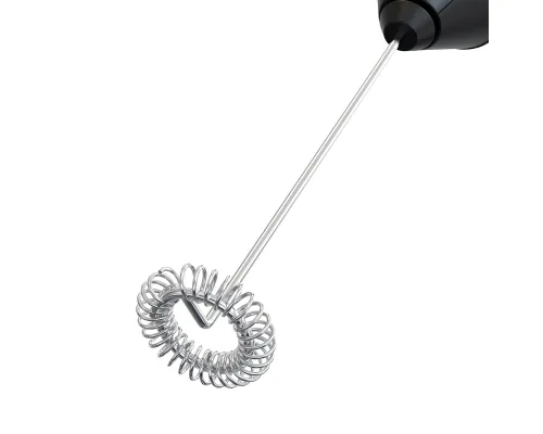 Вспениватель молока электрический с металлической подставкой, Circle Joy Silver Knight Series Electric Milk Frother, серебристый/черный Вспениватель молока электрический с металлической подставкой, Circle Joy Silver Knight Series Electric Milk Frother, серебристый/черный