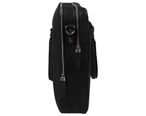 Портфель для ноутбука Vancouver Leather из натуральной кожи, черный