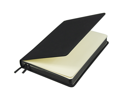 Ежедневник полудатированный Classic Soft А5, черный, в твердой обложке с поролоном Ежедневник полудатированный Classic Soft А5, черный, в твердой обложке с поролоном