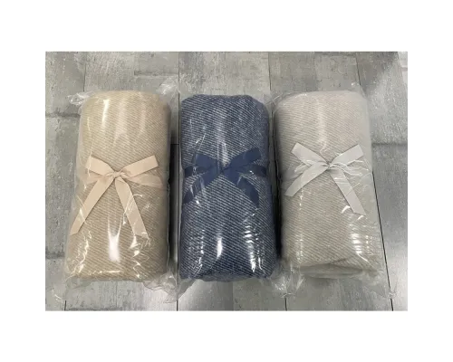 Плед акриловый Super Soft Nature размер 120*160 см, бежевый, плотность 450гр/м2