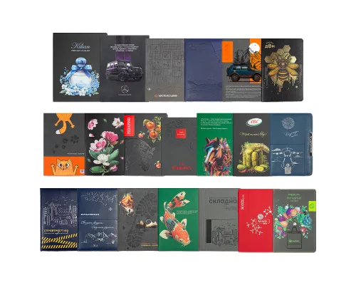 Сет ежедневников демонстрационный Print Sample №1 на 2026 на 20 ежедневников