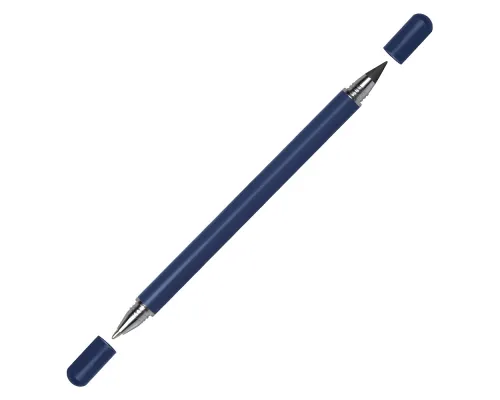 Ручка шариковая и вечный карандаш ETERNITY, металлическая, темно-синяя, матовая