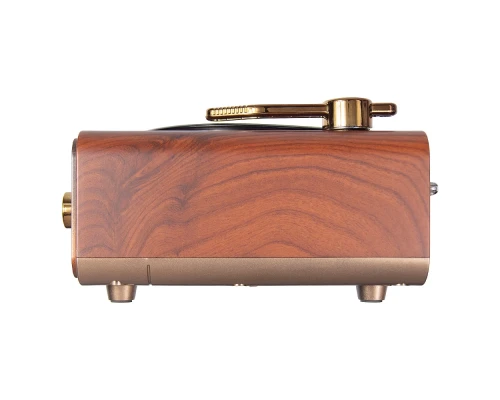 Ретро радио в стиле радиолы, Heritage Nostalgia, диапазон частот  AM FM SW, с USB порт,  Bluetooth, цвет коричневый