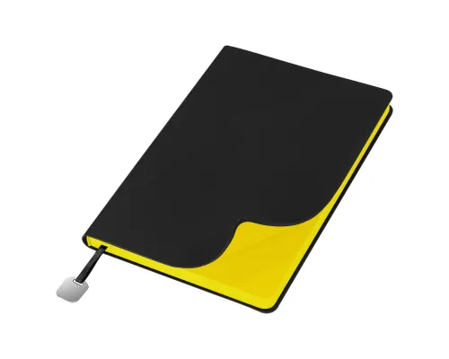 Ежедневник Flexy Latte Soft Touch Black Edition Color А5, черный/желтый, недатированный, в гибкой обложке Ежедневник Flexy Latte Soft Touch Black Edition Color А5, черный/желтый, недатированный, в гибкой обложке