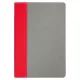 Ежедневник Flexy Viva Latte Sand Color A5, серый с красным, недатированный, в гибкой обложке