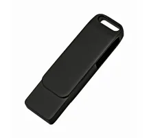Флеш накопитель Bergamo, USB 2.0 16GB, металл, черный