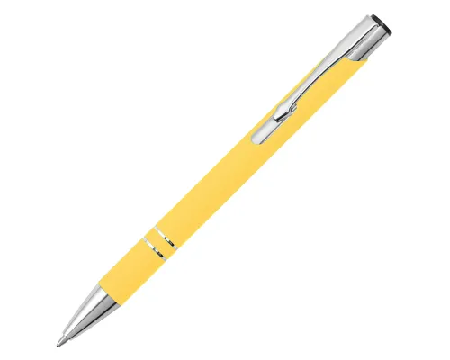 Ручка шариковая Legend Soft Touch, желтая Ручка шариковая Legend Soft Touch, желтая
