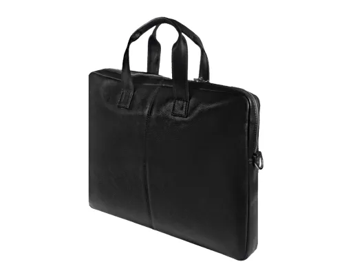 Портфель из натуральной кожи Leather Country Attashe, черный