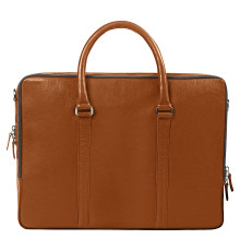 Портфель для ноутбука Vancouver Buffalino Leather из натуральной кожи, коричневый