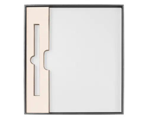 Коробка подарочная, размер 203*220*30 мм, Solution Gift Linen для ежедневника и ручки, серебро Коробка подарочная, размер 203*220*30 мм, Solution Gift Linen для ежедневника и ручки, серебро